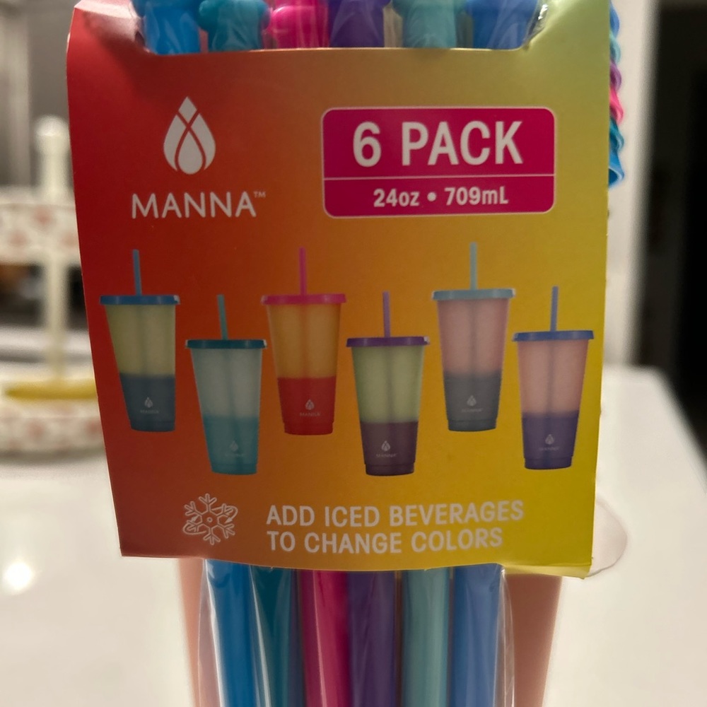 New color-changing 6 pack 24 oz tumblers